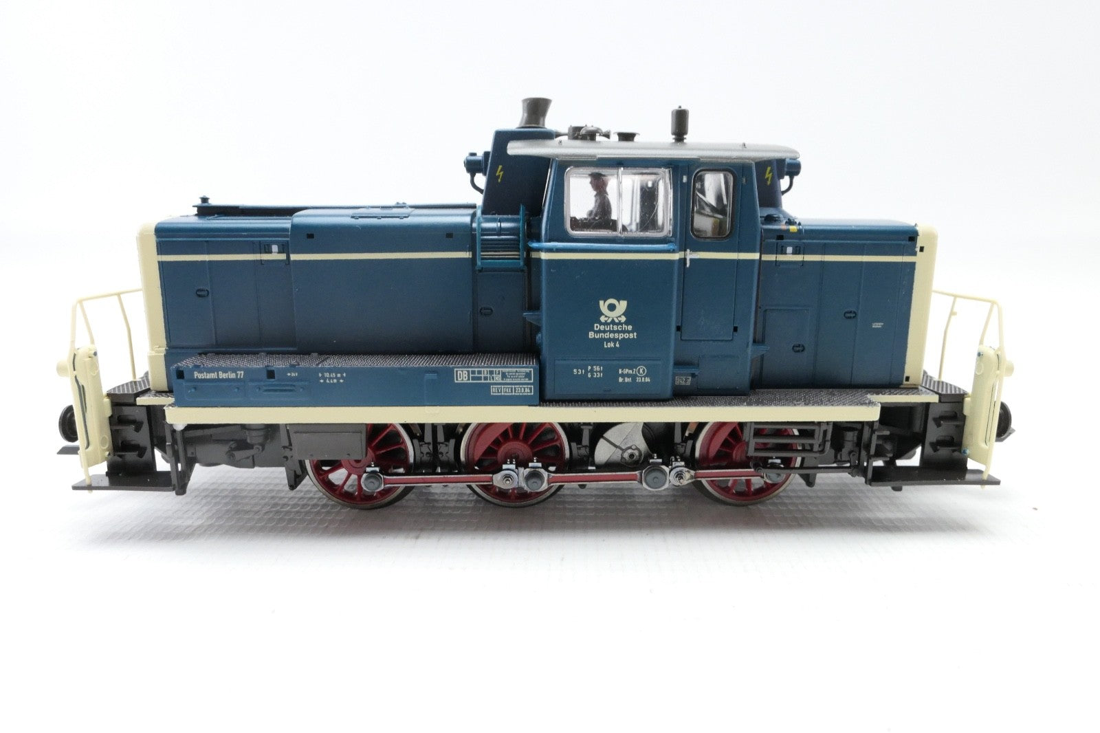 Roco H0 63404 Diesellok BR Lok4 der DBP, GS, Analog, in OVP mit Zurüstteilen, BA6
