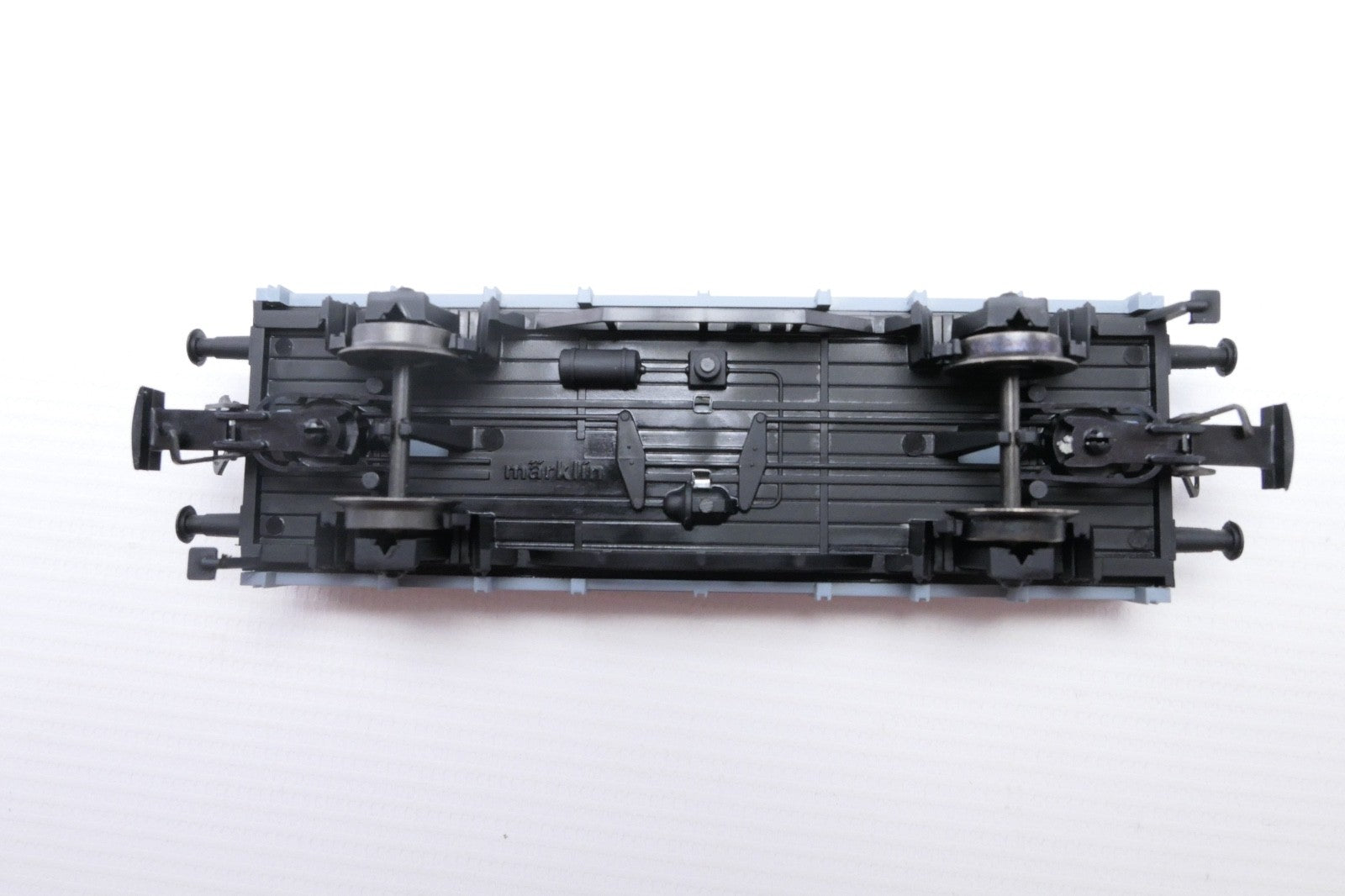 Märklin 94326 Niederbordwagen mit Feuerzeug ungeprüft. H0, in OVP.8