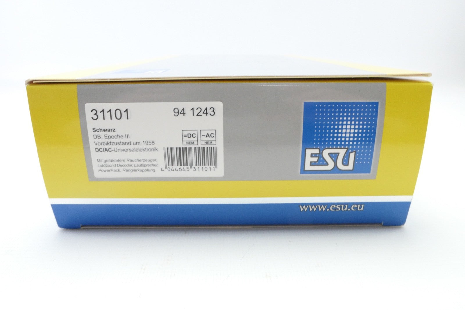 ESU H0 31101 Leerverpackung , Leerverpackung ohne Lok komplett mit Inlay und BA.6
