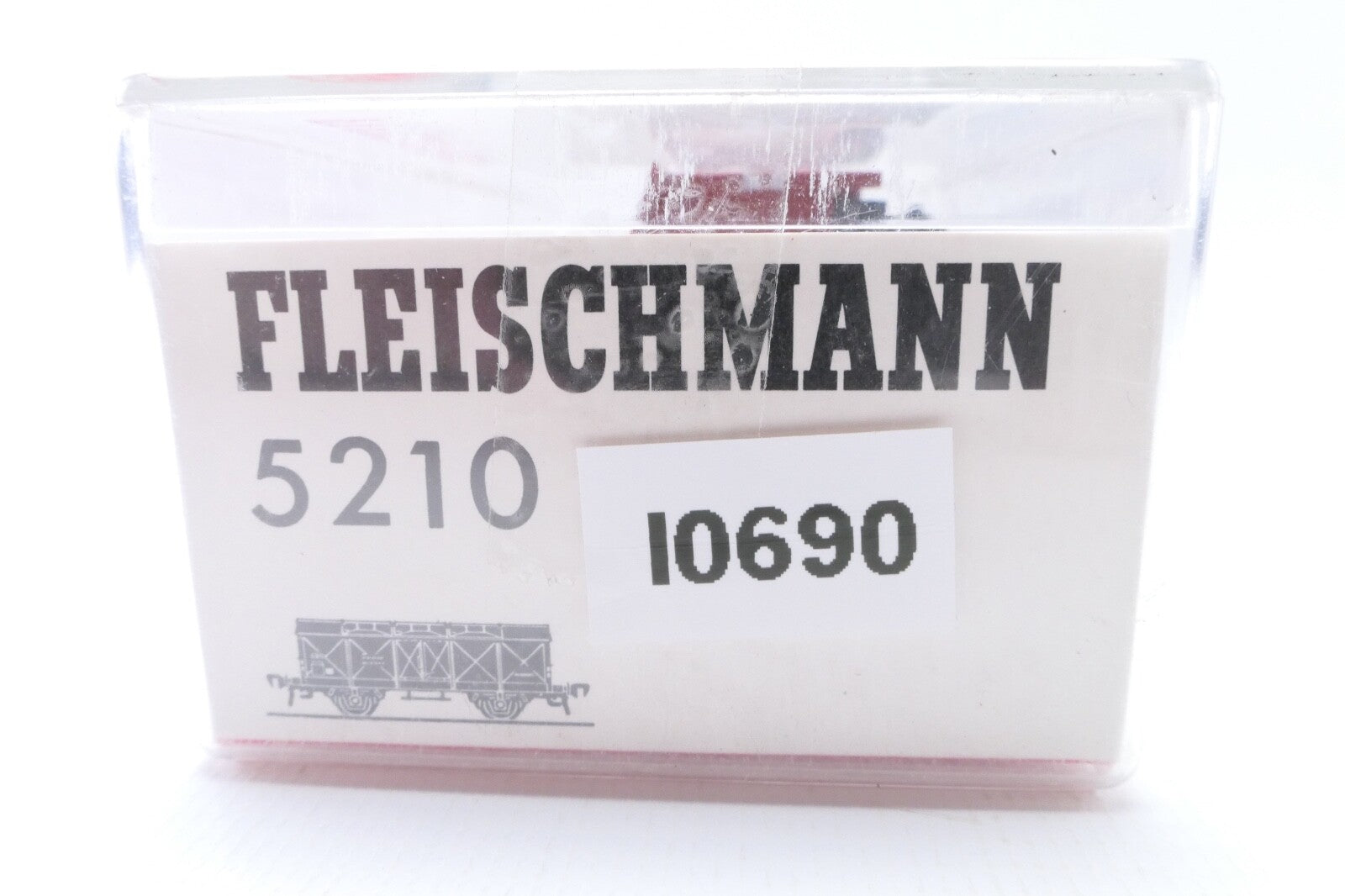 Fleischmann 5210 Klappdeckelwagen der DB, Analog, Spur H0, in OVP.10