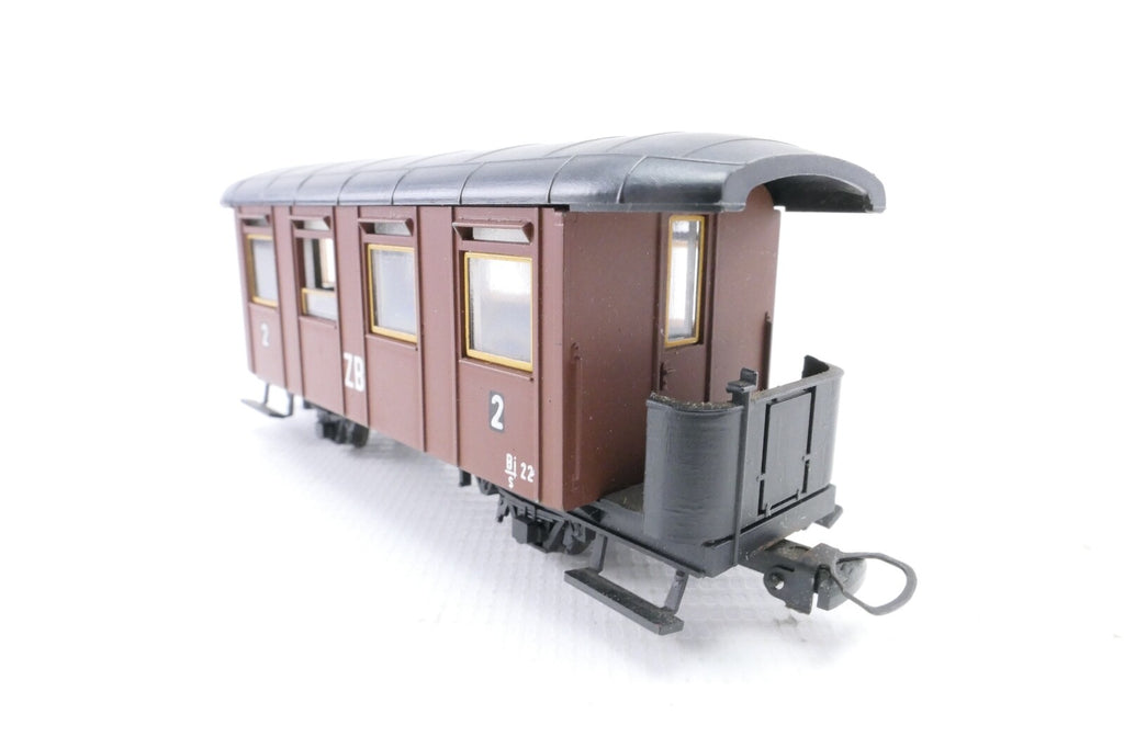 Liliput L370410 Personenwagen der Zillertalbahn Zell/Ziller,Analog,Spur H0e,OVP.2
