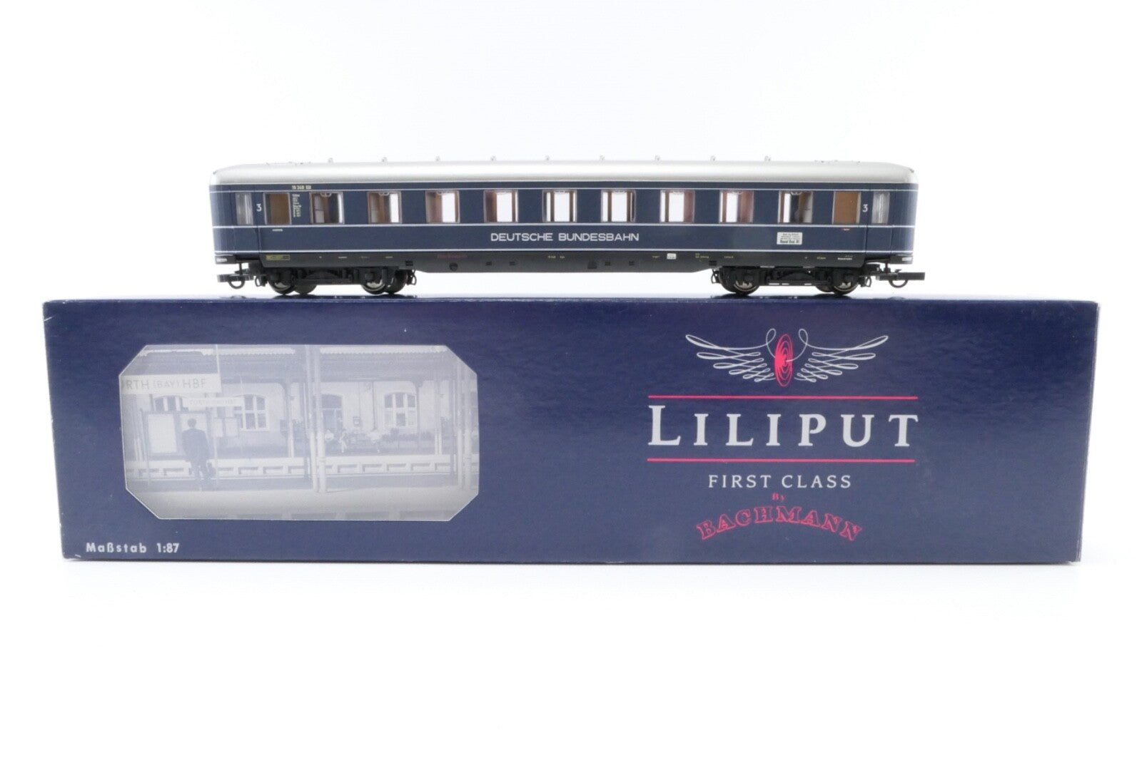 Liliput L383101 Schürzenwagen 1./2. Klasse der DB, Spur H0, in OVP.0