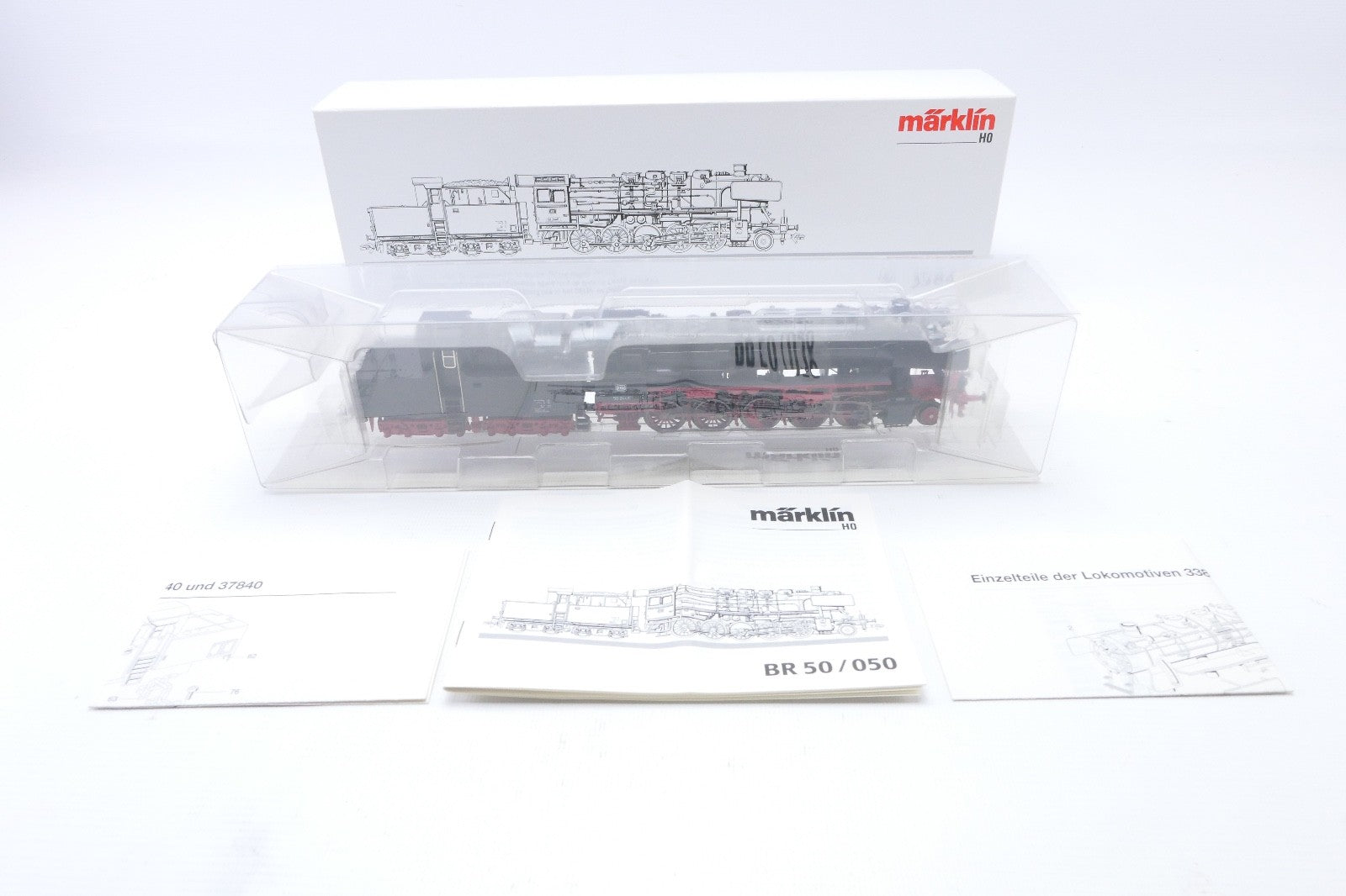 Märklin H0 33840 Dampflok BR 50 2448 der DB, WS, Delta Digital, in OVP mit BA.9