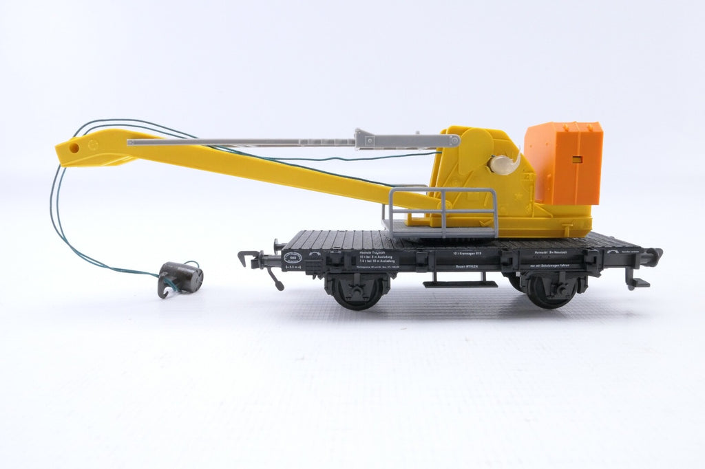 Fleischmann 5019 Kranwagen, Analog, Spur H0, in OVP. BASTLERWARE.6