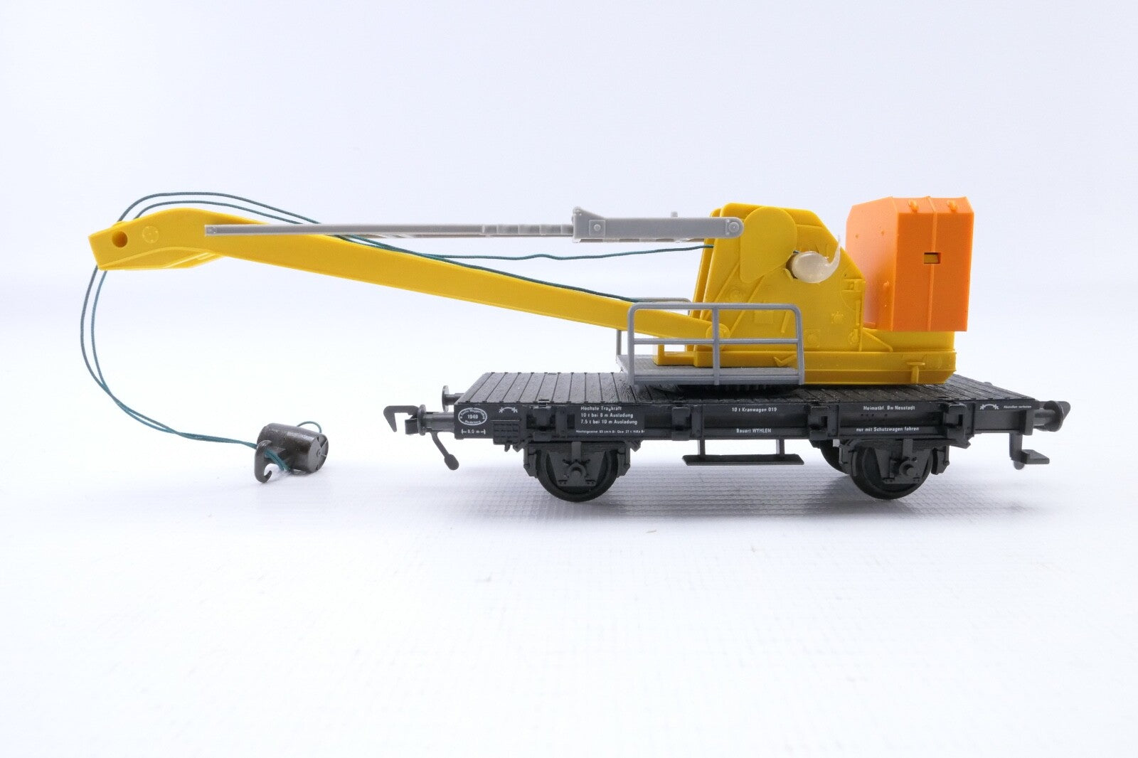 Fleischmann 5019 Kranwagen, Analog, Spur H0, in OVP. BASTLERWARE.6