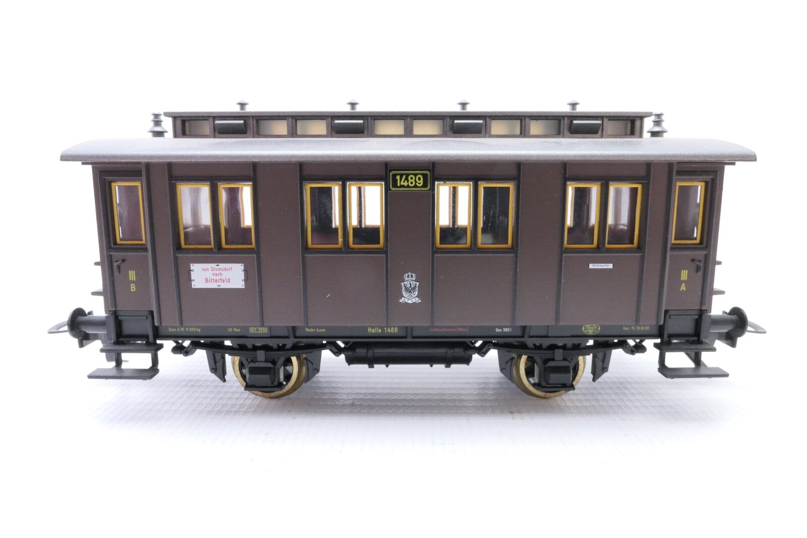 Fleischmann 5824 Personenwagen 2./3.Kl. der KPEV, Analog, Spur H0, in OVP.3