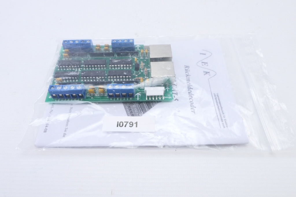 S88 CAT-5 , Rückmeldemodul, Rückmelder, digitaler Rückmeldedecoder, IEK Mit BA.4