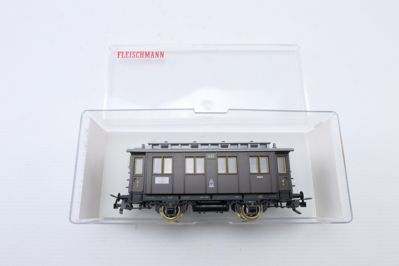 Fleischmann 5824 Personenwagen 2./3.Kl. der KPEV, Analog, Spur H0, in OVP.6