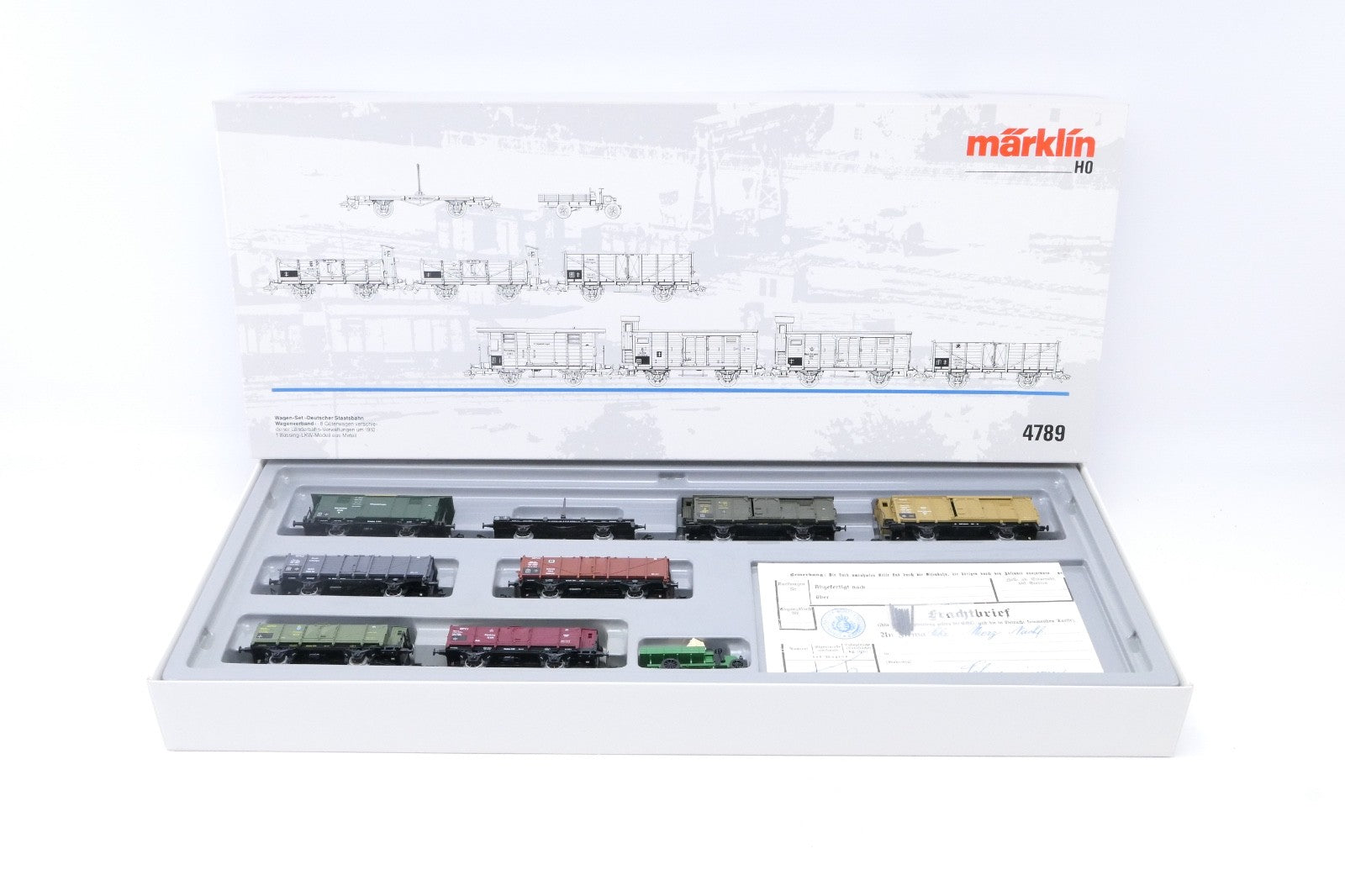 Märklin 4789 Wagen-Set Deutscher Staatsbahn Wagenverb., Analog, Spur H0, in OVP.0