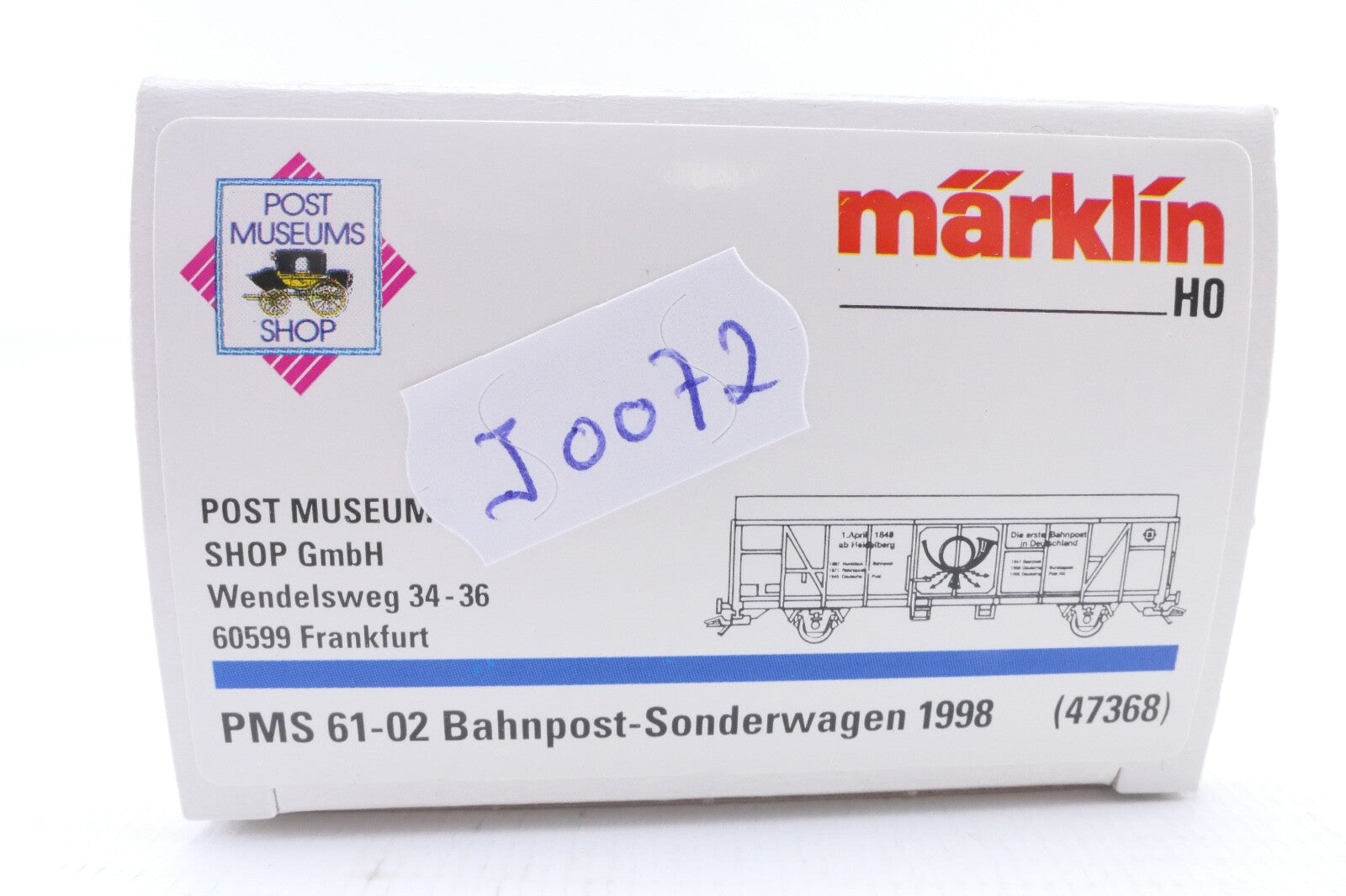 Märklin 47368 Bahnpost-Sonderwagen 1998, Spur H0, in OVP.10