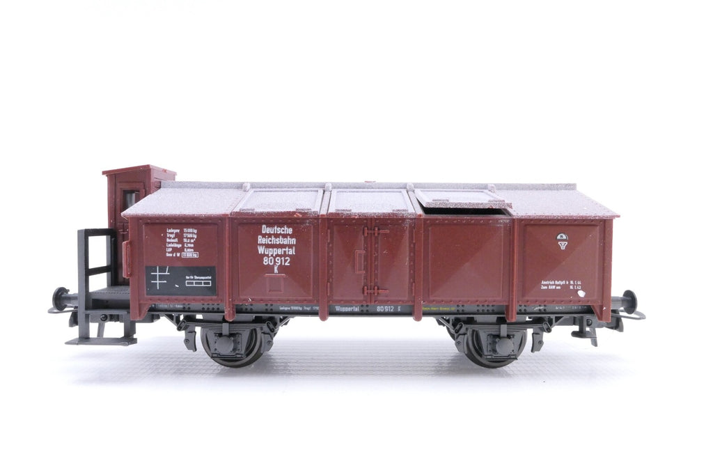 Roco 4389B Klappdeckelwagen der DRG, Analog, Spur H0, in OVP.2