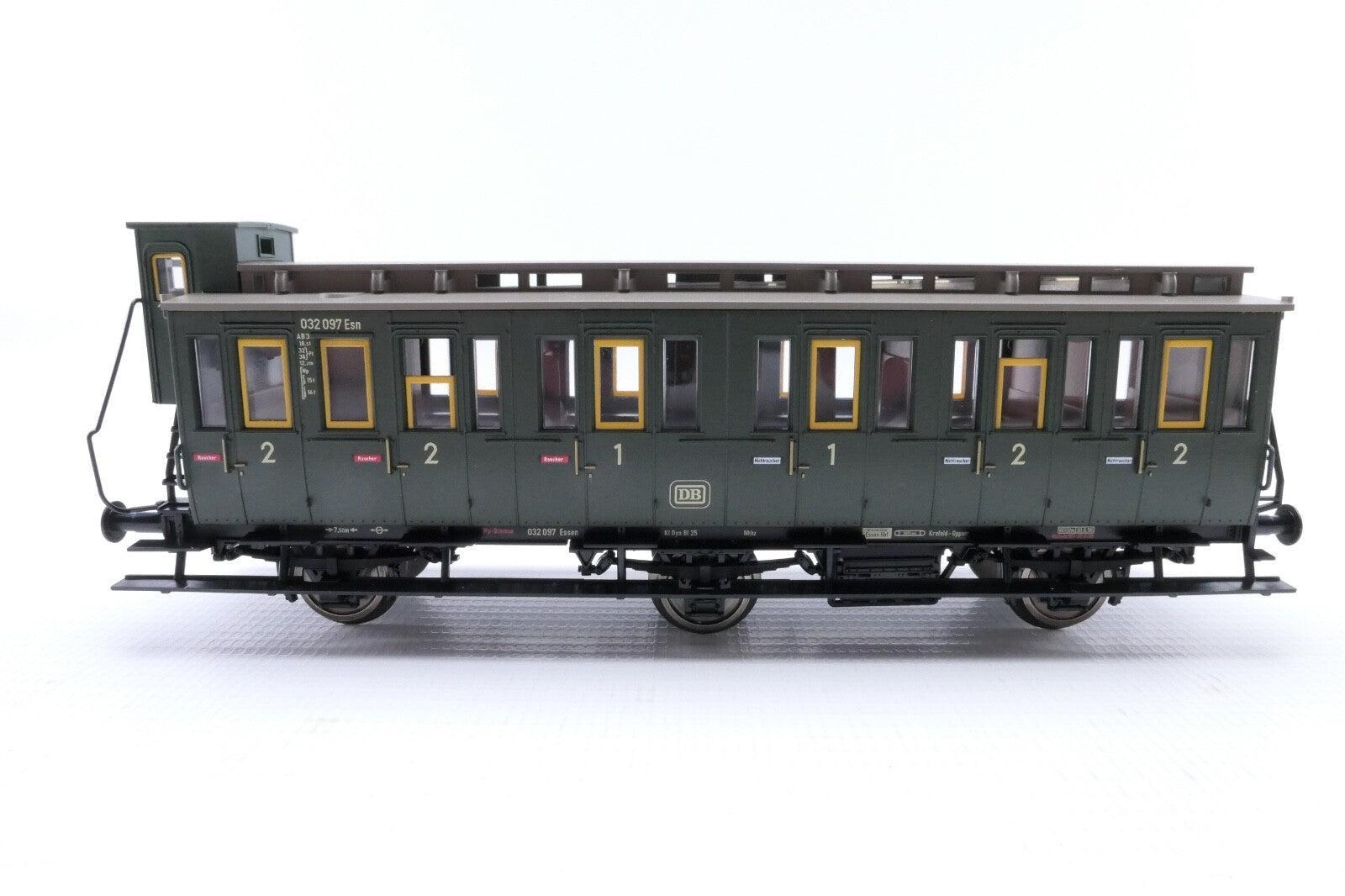 Fleischmann 5065 Abteilwagen 1./2. Klasse mit Bremserhaus, Analog, Spur H0, OVP.6