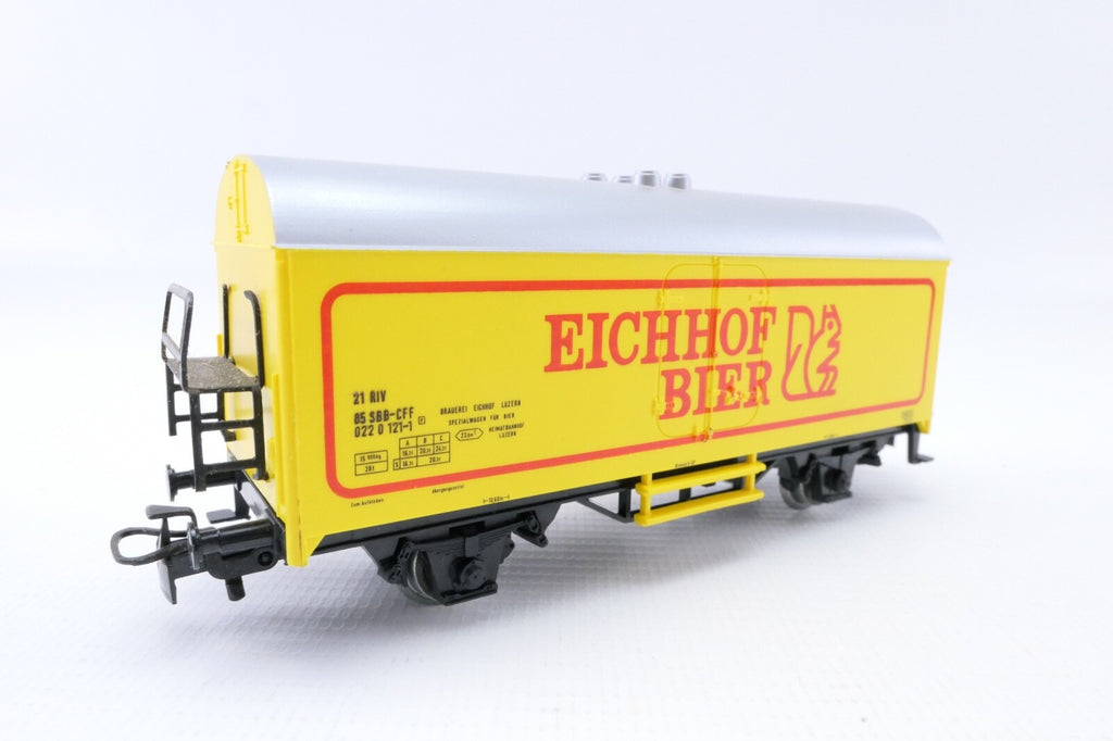 Märklin 4420 Kühlwagen „Eichhof Bier“, Analog, Spur H0, in OVP.1