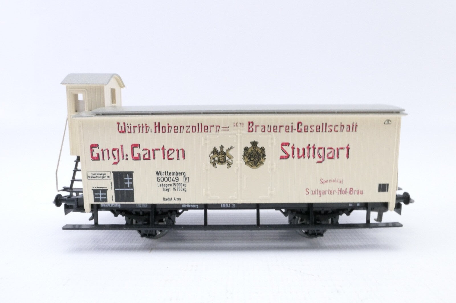 Märklin 4677 Bierwagen Engl. Garten Stuttgart, Analog, Spur H0, in OVP.3