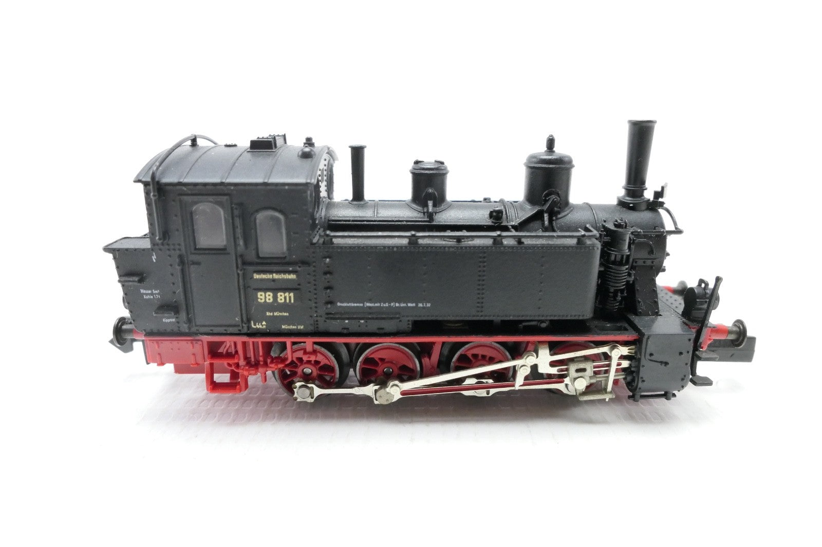 Fleischmann N 7098 Dampflok BR 98 811 der DRG, GS, Analog, in OVP.3
