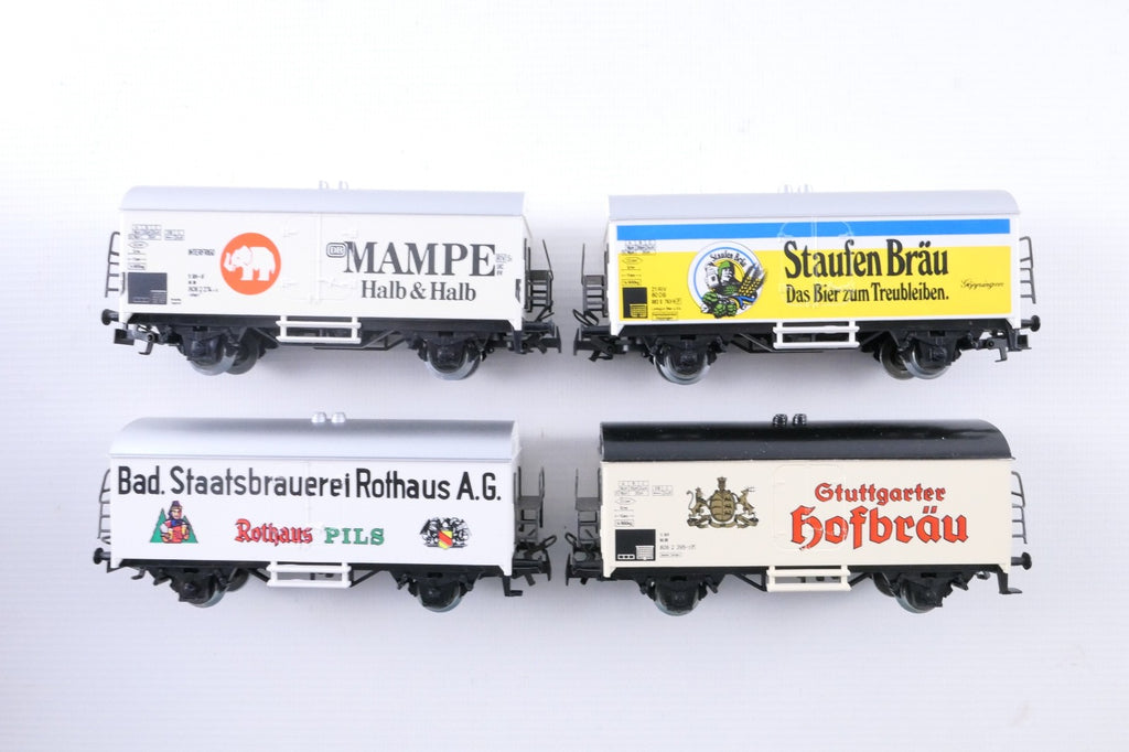 Märklin H0 4415-4429-437 Kühlwagen Set 4tlg. mit Reklame, WS, in OVP.2
