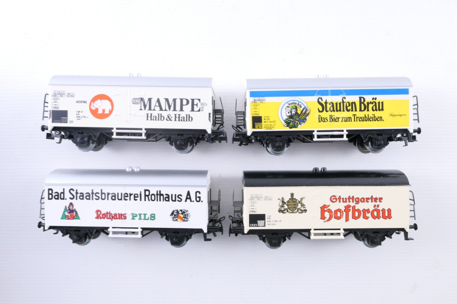 Märklin H0 4415-4429-437 Kühlwagen Set 4tlg. mit Reklame, WS, in OVP.2