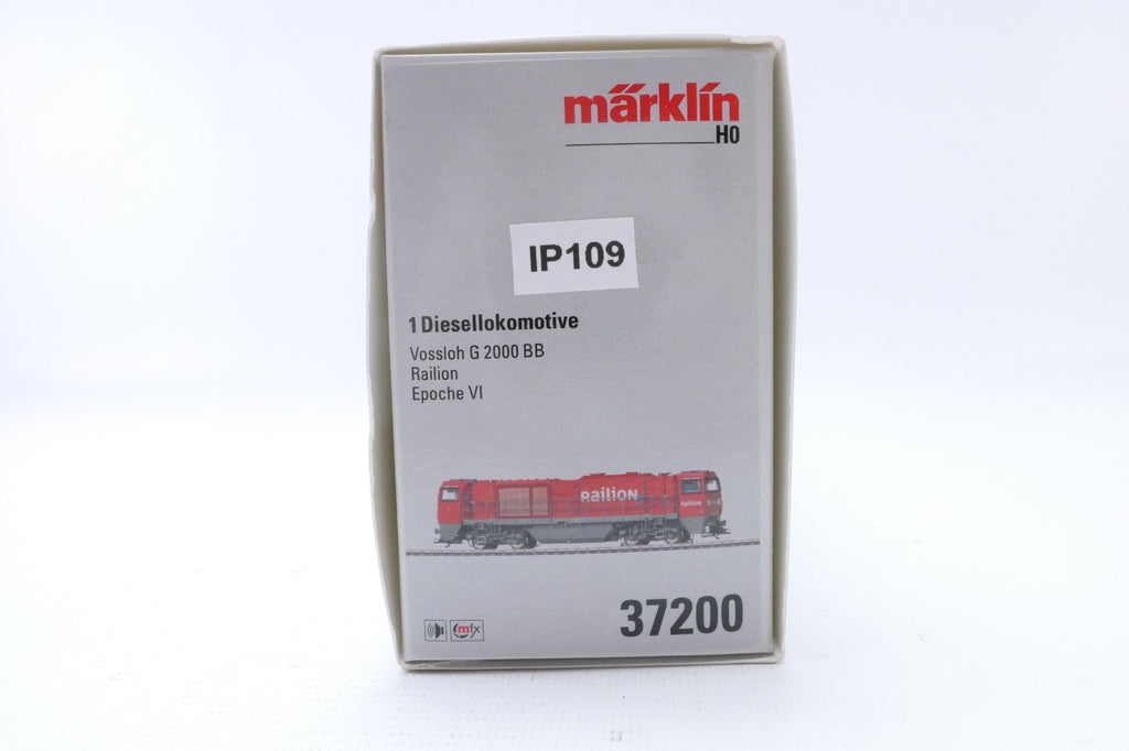 Märklin 37200 Diesellok Vossloh G200 BB Railion, mfx Dig. mit Sound, h0, OVp.12