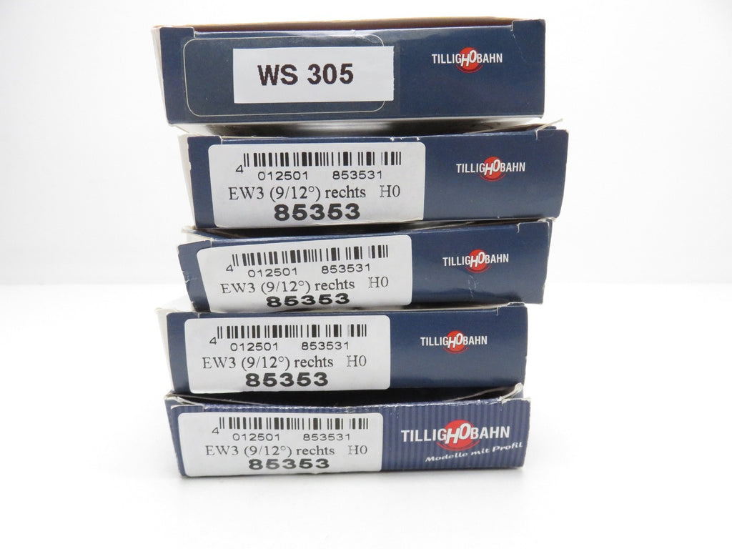 Tillig H0 85353 Weiche rechts 5tlg. , Weiche 9/12 rechts Neuwertig mit BA.6
