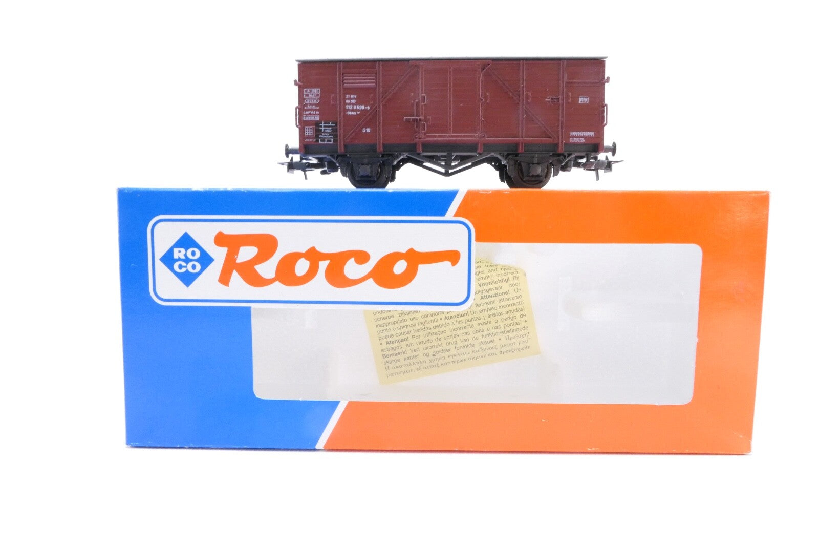 Roco 4301 geschlossener Güterwagen, Analog, Spur H0, in OVP.0