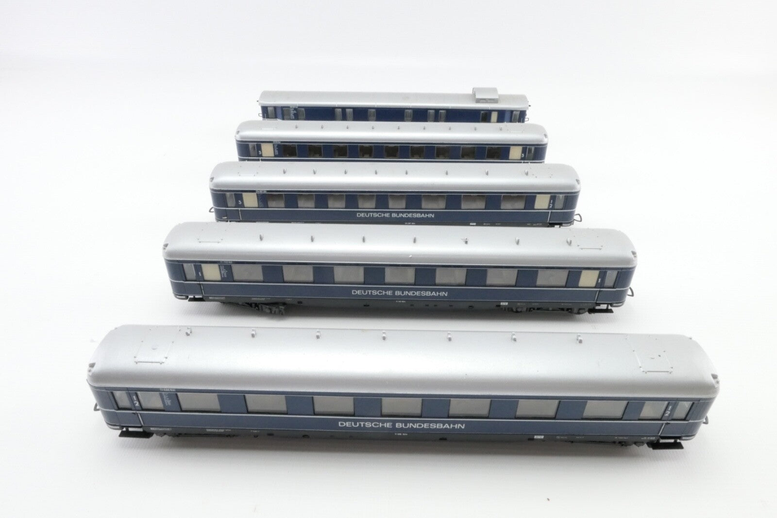 Liliput 833 Personen-Wagen-Set Rheingold, Spur H0, Analog, in OVP.2