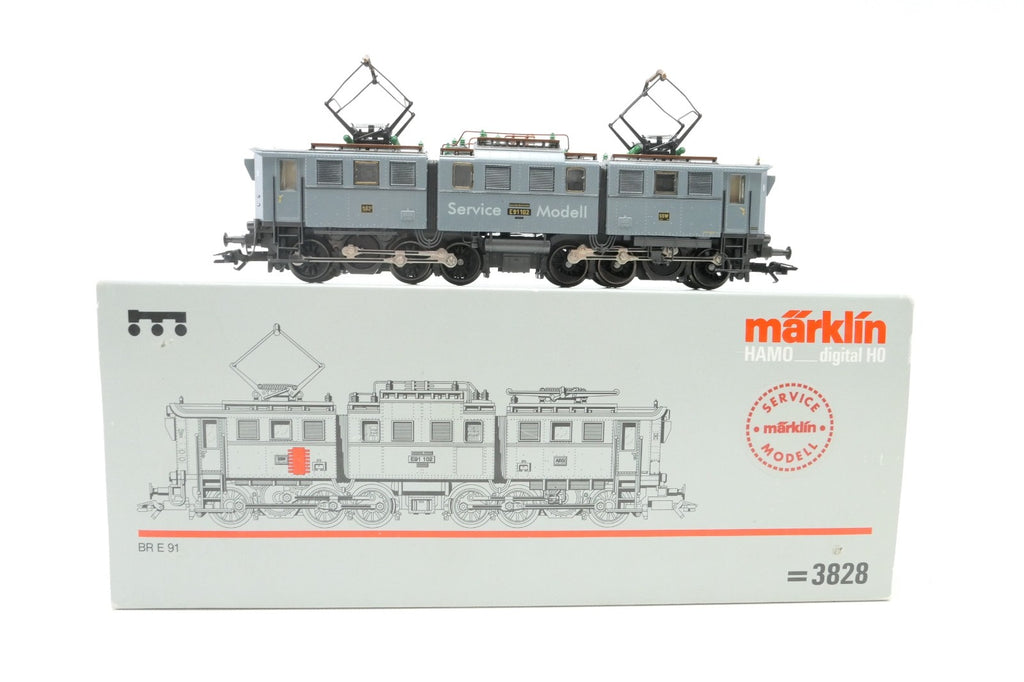 Märklin H0 3828 E-Lok BR E91 102 der DRG, GS, Digital, in OVP mit BA.0