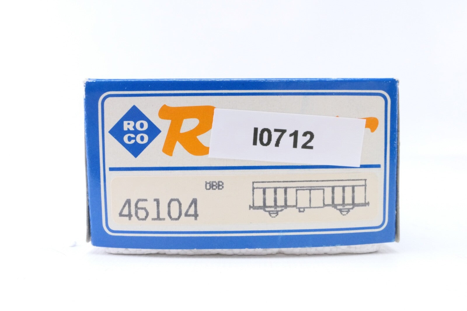 Roco 46104 Geschlossener Güterwagen der DB, Analog, Spur H0, in OVP.10