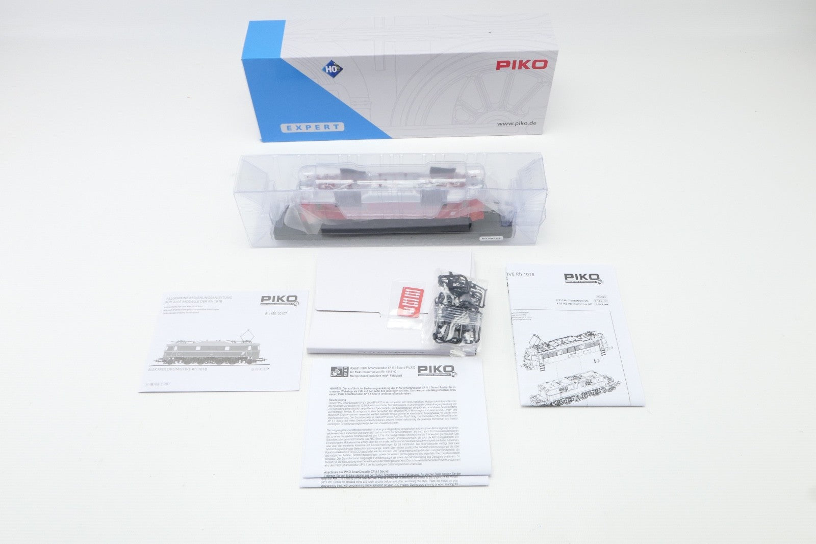 Piko H0 51145 E-Lok BR 1018 der ÖBB, WS, mfx Digital mit Sound, in OVP mit BA.9