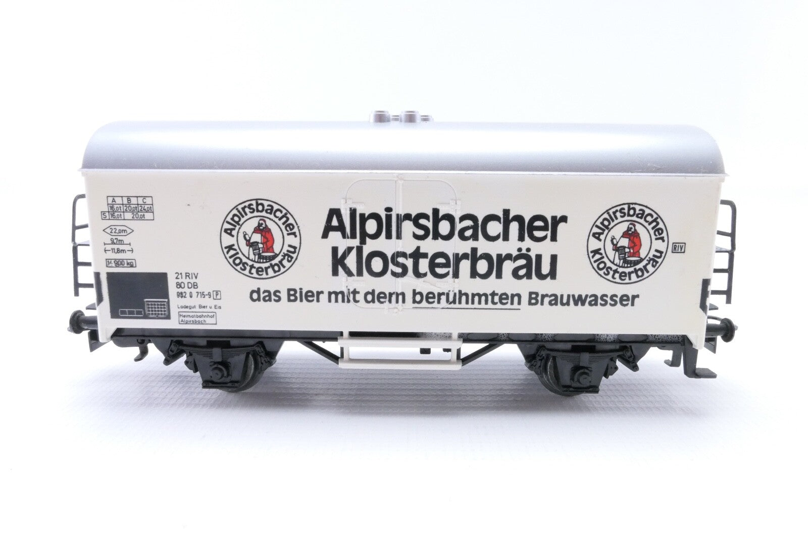 Märklin 4417 SoMo Kühlwagen der DB "Alpirsbacher Klosterbräu",Analog,Spur H0,OVP3