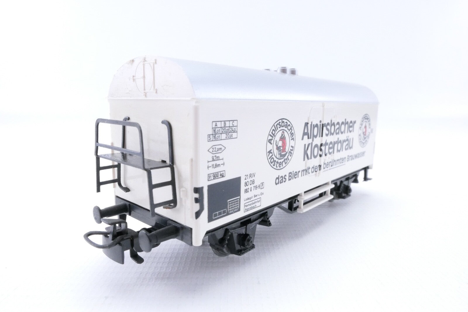 Märklin 4417 SoMo Kühlwagen der DB "Alpirsbacher Klosterbräu",Analog,Spur H0,OVP1