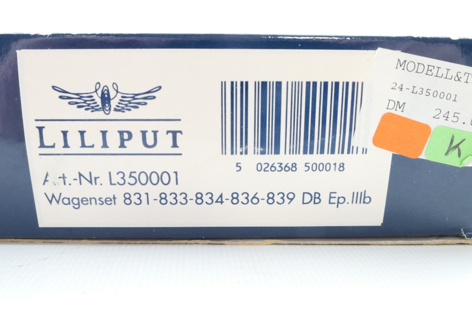 Liliput H0 L350001 Schnellzugwagen Set 5tlg. der DB, GS, in OVP.9