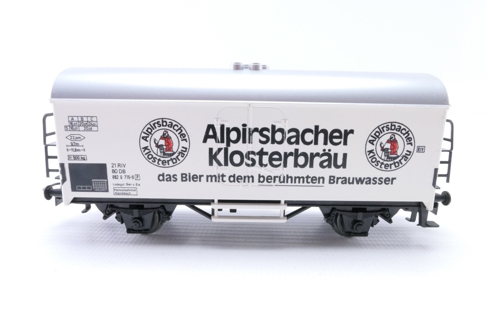 Märklin 4417 SoMo Kühlwagen der DB "Alpirsbacher Klosterbräu",Analog,Spur H0,OVP6