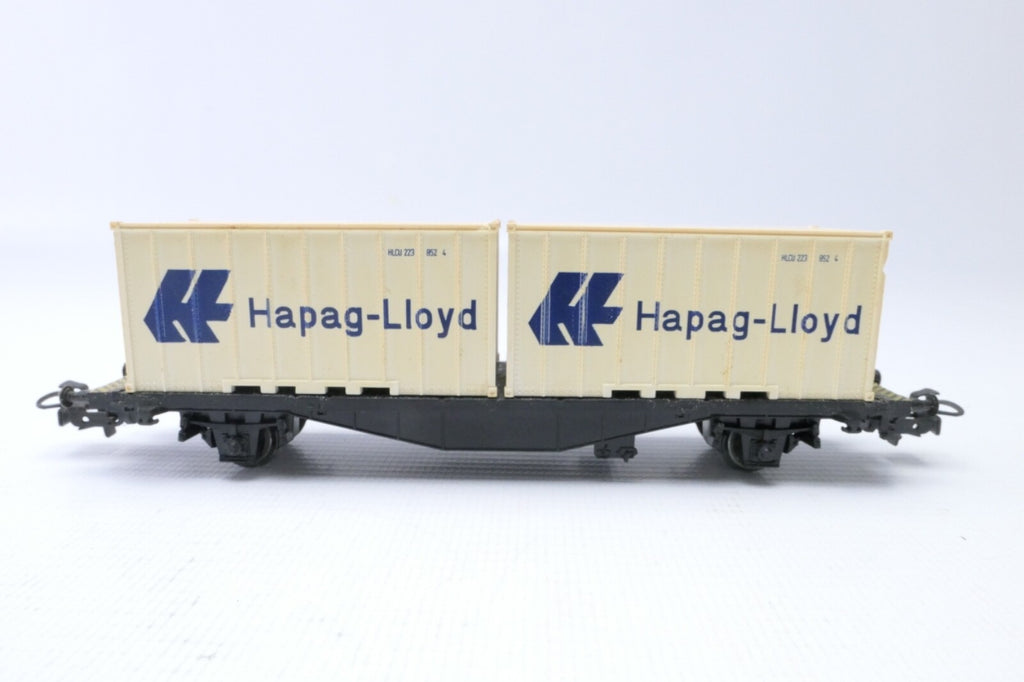 Märklin 4552 Containerwagen "Hapag-Lloyd" der DB, Analog, Spur H0, in EVP.2