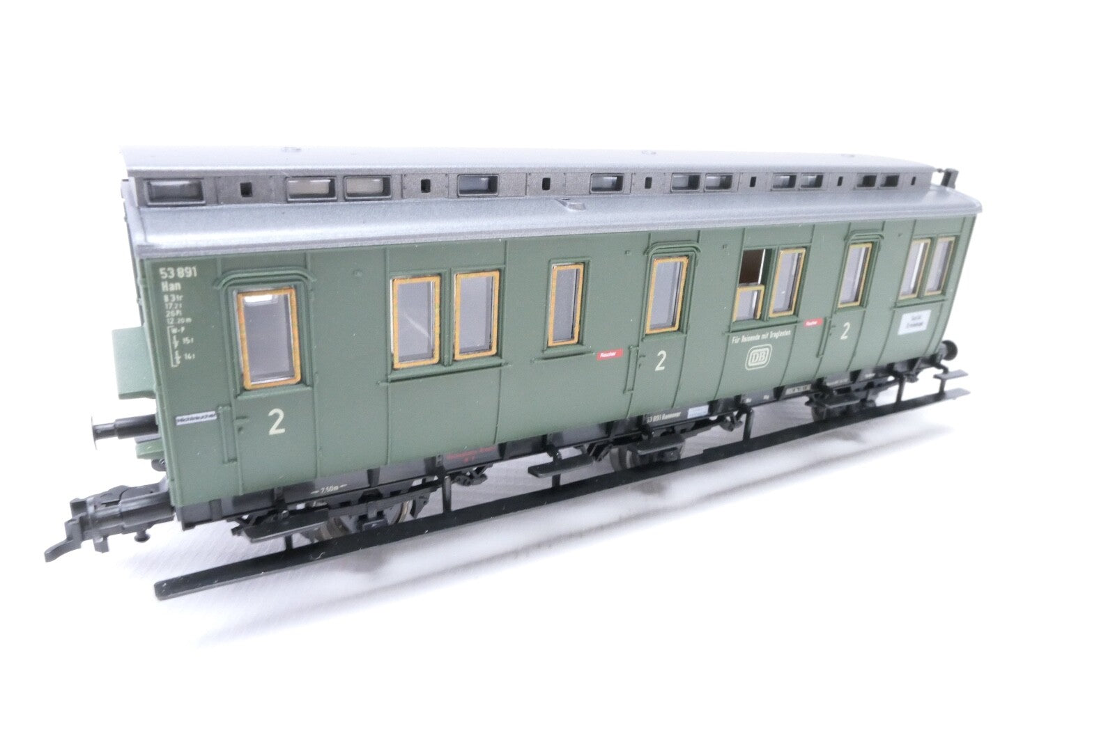 Roco 44221A Abteilwagen 2. Kl. der DB, Analog, Spur H0, in OVP.1