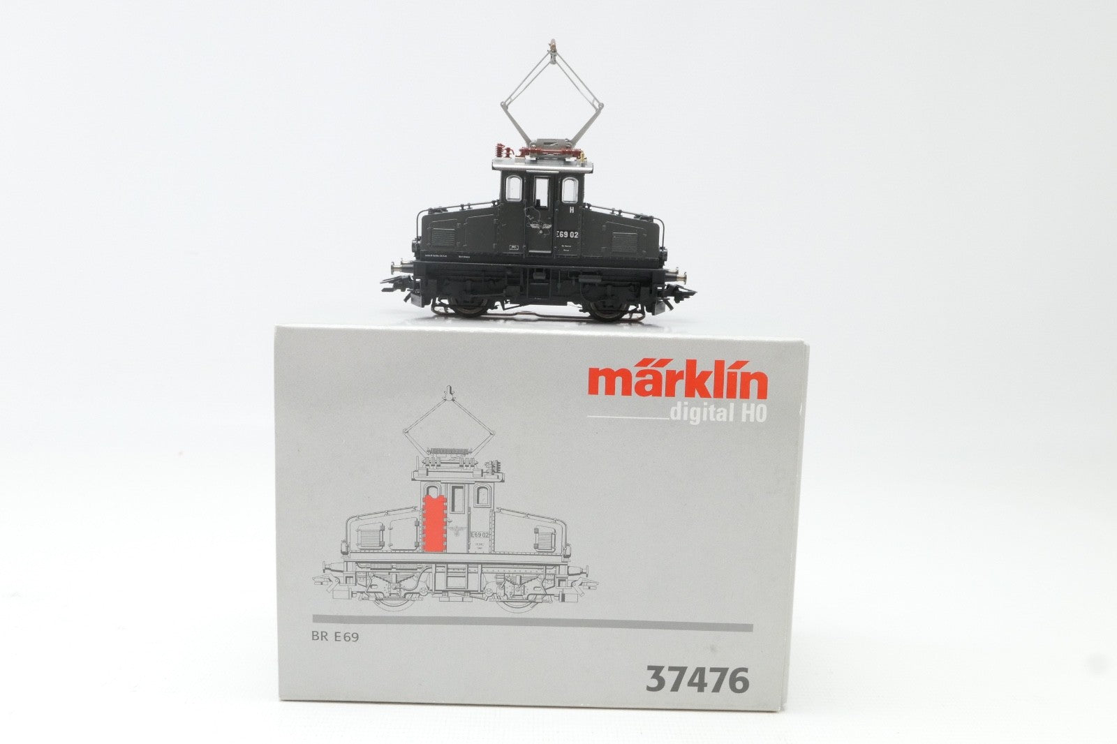 Märklin H0 37476 E-Lok BR E 6902 der DRG, Digital mit BA in OVP, Adresse "24".0
