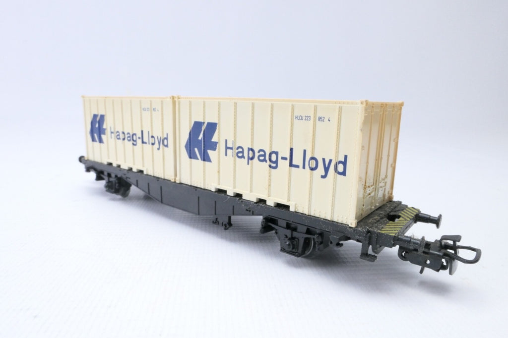 Märklin 4552 Containerwagen "Hapag-Lloyd" der DB, Analog, Spur H0, in EVP.1