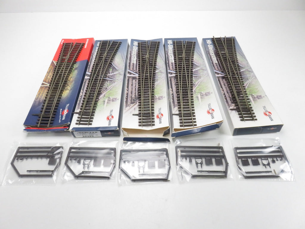 Tillig H0 85353 Weiche rechts 5tlg. , Weiche 9/12 rechts Neuwertig mit BA.0