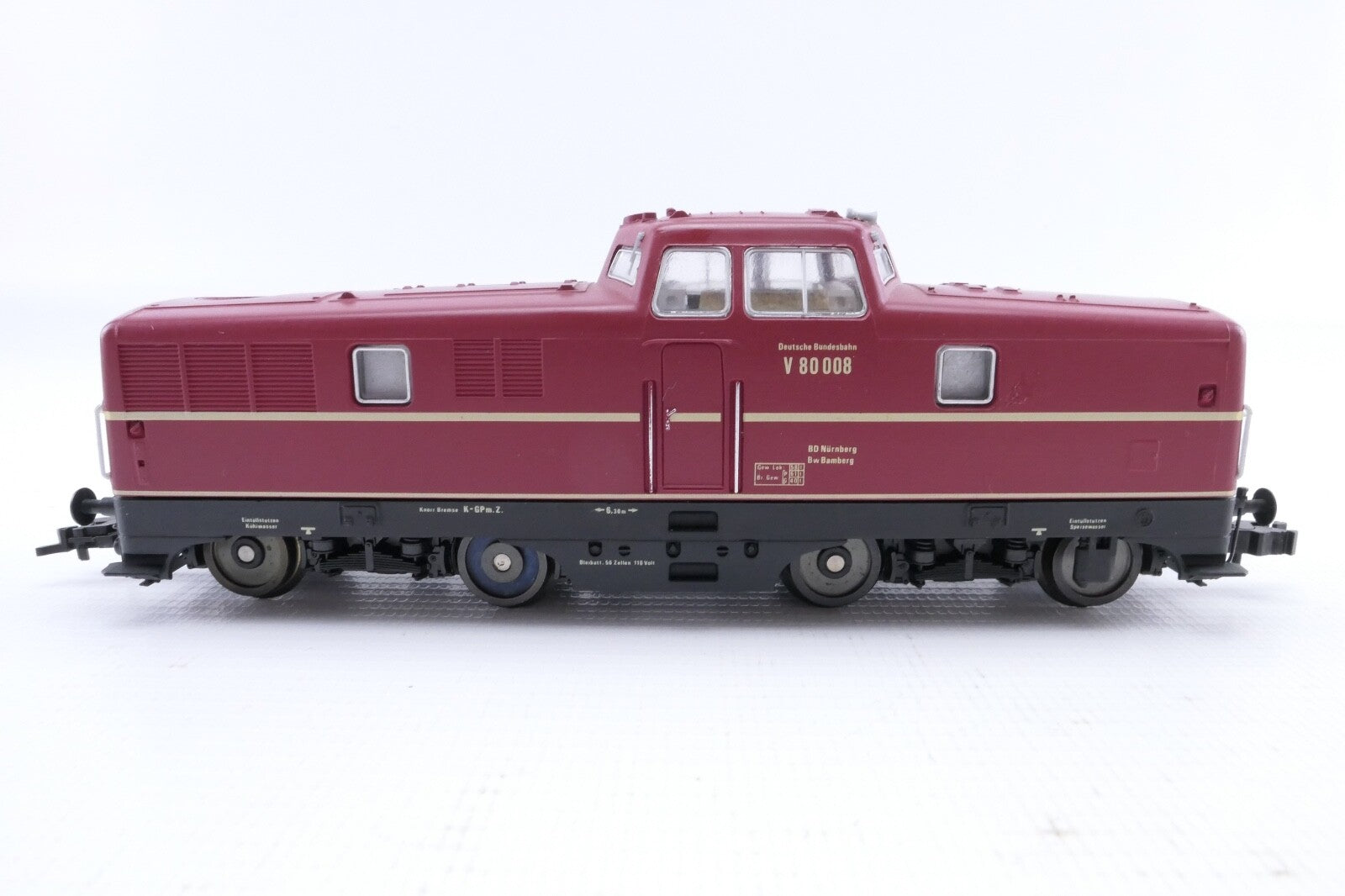 Lima 201626L Diesellok BR V 80008 der DB, Analog, Spur H0, in OVP. BASTLERWARE6
