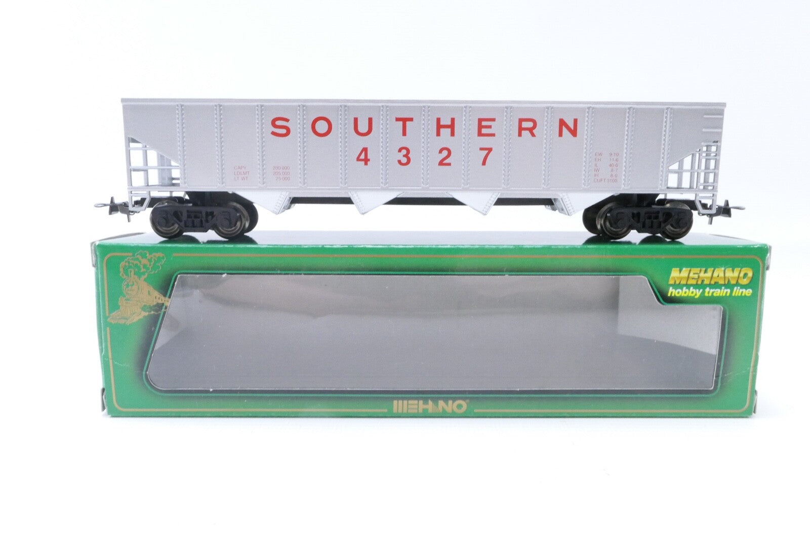 Mehano T077/17858 Open Hopper 50' Southern 4327 , Analog, Spur H0, in OVP.0