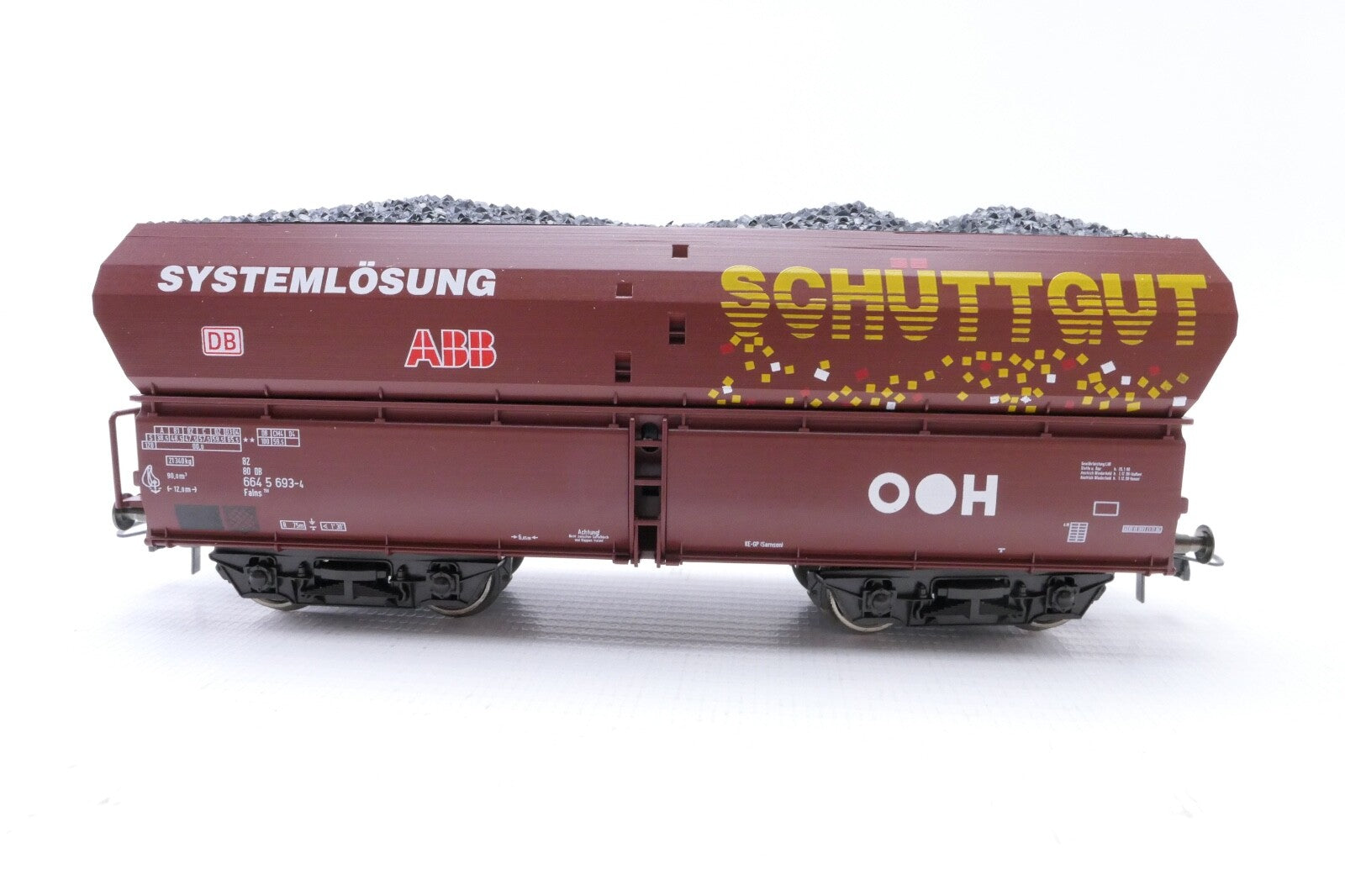 Roco 47060 Selbstentladewagen „ABB Schüttgutt“ der DB, Analog, Spur H0, in OVP.6
