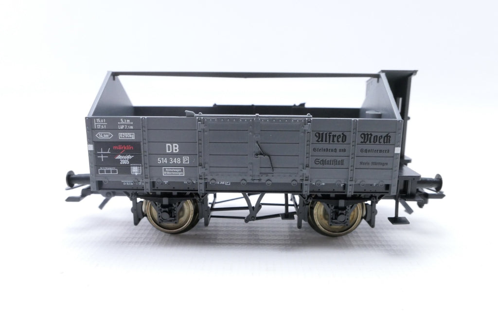 Märklin 46022 Insider Jahreswagen 2005 Offener Güterwagen Alfred Moeck der DB,H03