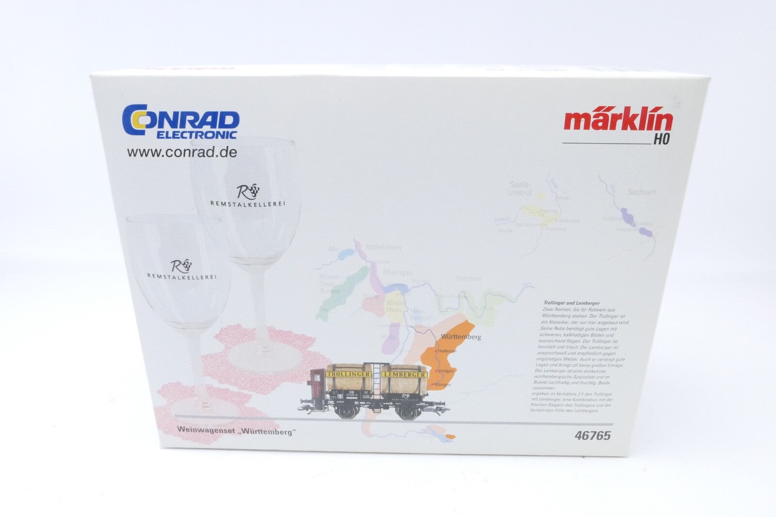 Märklin Conrad 46765 Weinwagenset "Württemberg", Analog, Spur H0, in OVP.0