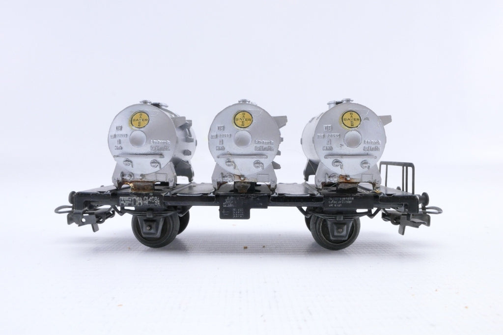 Märklin 4520 Behältertragwagen "Bayer", Analog, Spur H0, in EVP.6