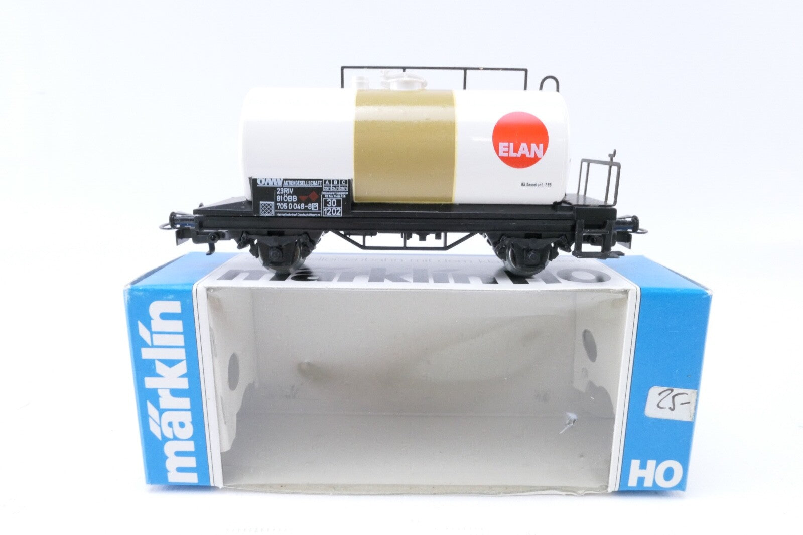 Märklin 4444 Kesselwagen "Elan" der DB , Analog, Spur H0, in OVP.0