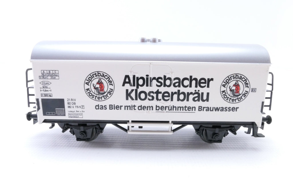 Märklin H0 4417 SoMo Kühlwagen der DB "Alpirsbacher Klosterbräu",Analog,OVP6