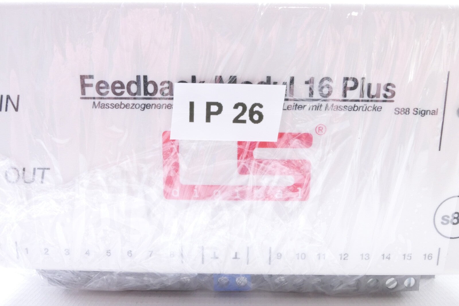 LS Digital Feedback Modul 16 Plus 2er Pack ohne Bedienungsanleitung. S88 Modul5