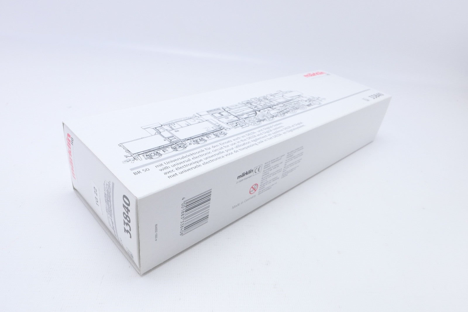 Märklin H0 33840 Dampflok BR 50 2448 der DB, WS, Delta Digital, in OVP mit BA.10