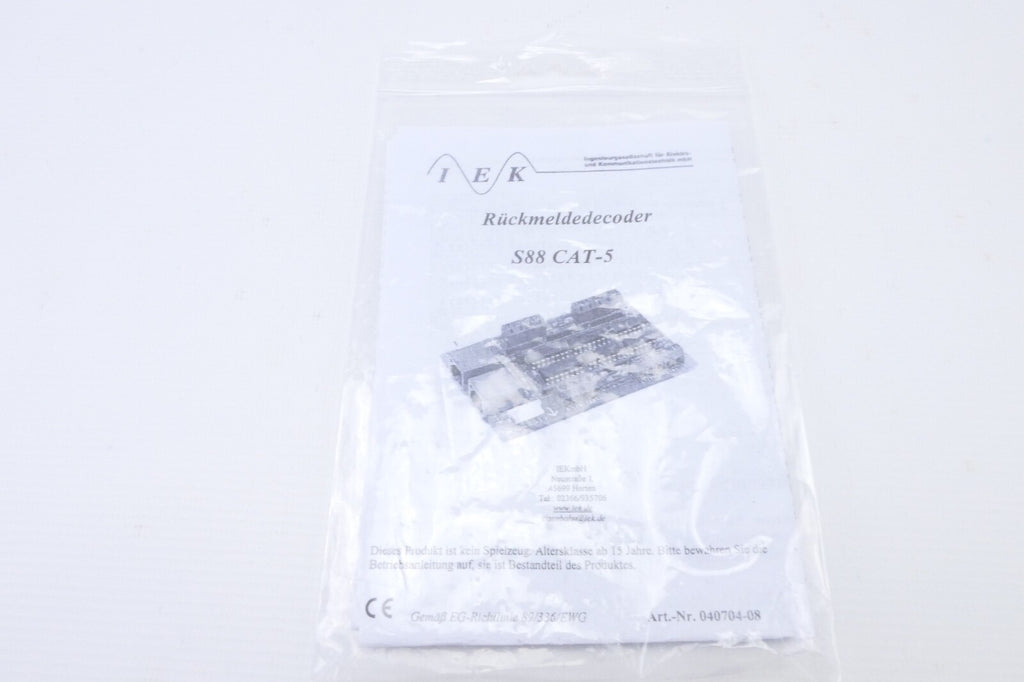 S88 CAT-5 OPTO, Rückmeldemodul, Rückmelder, digitaler Rückmeldedecoder, IEK.3
