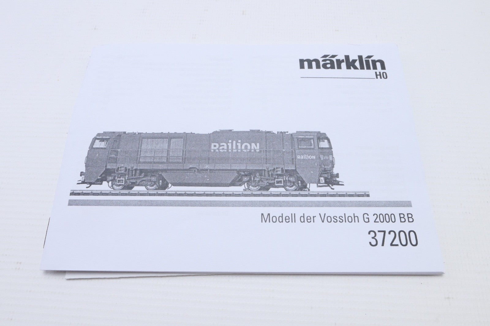 Märklin 37200 Diesellok Vossloh G200 BB Railion, mfx Dig. mit Sound, h0, OVp.10