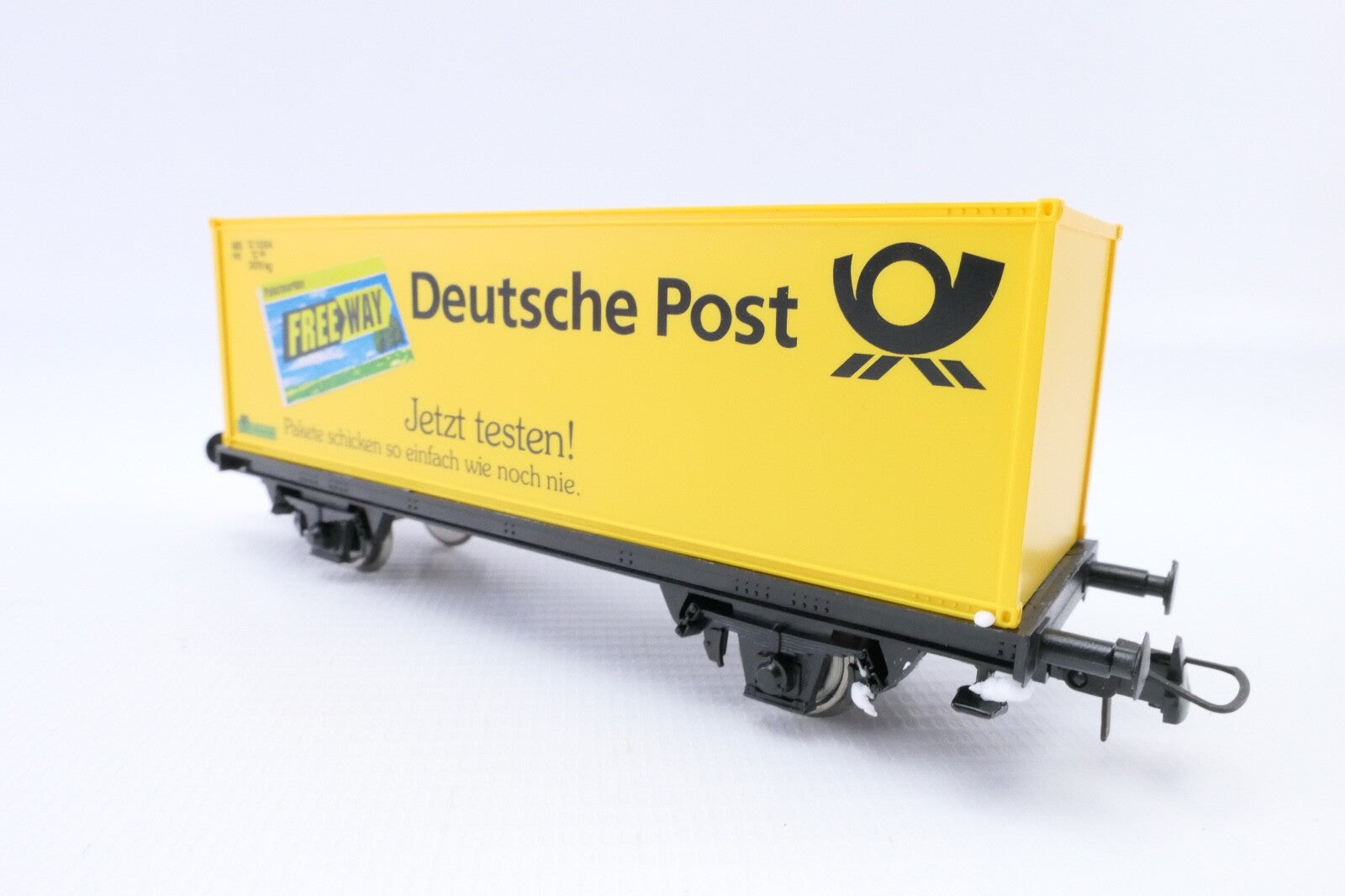 Roco 47251 Güterwagen Containerwagen Deutsche Post, Analog, Spur H0, in OVP.5
